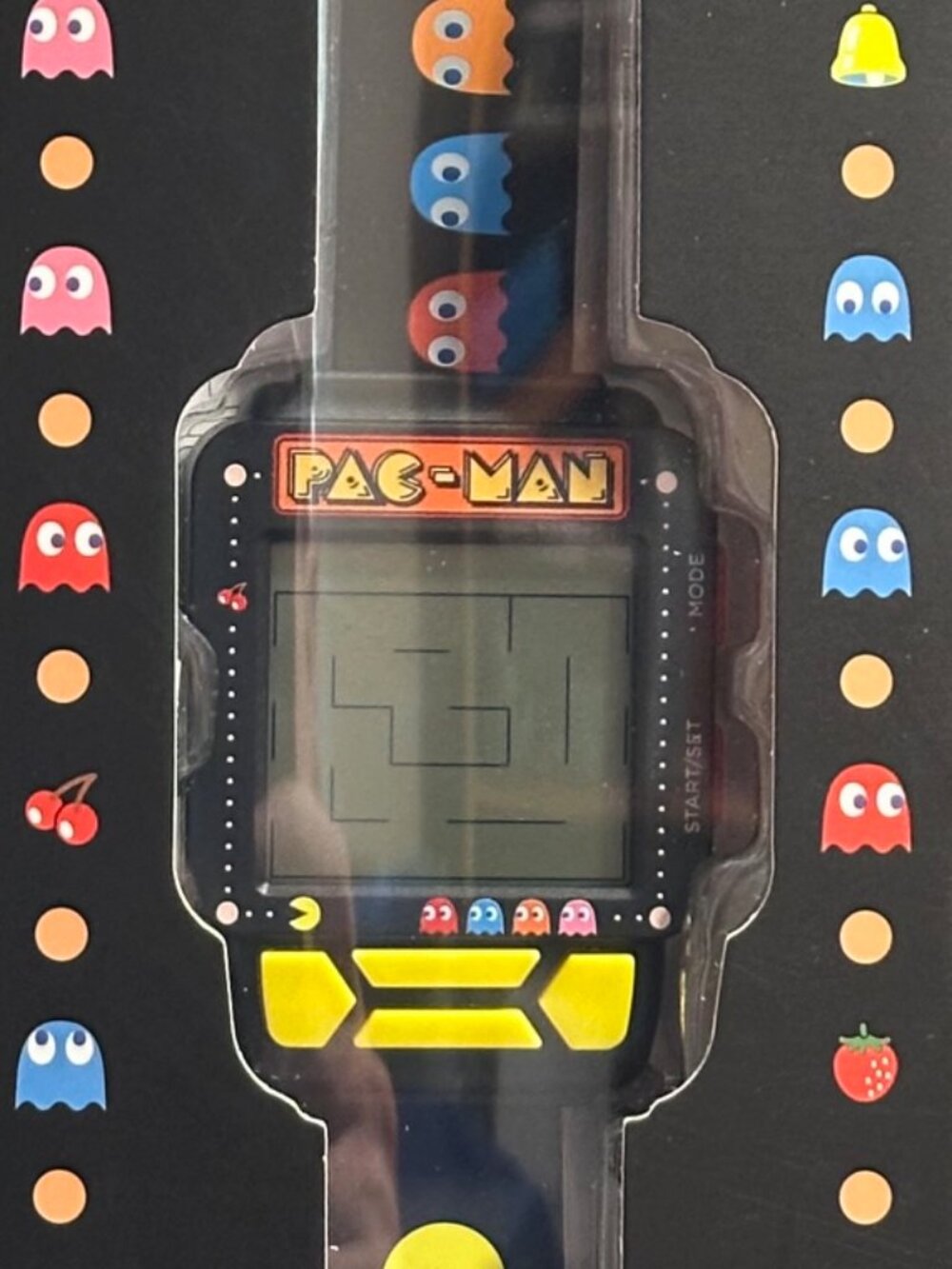 Fizz Creations Pac-Man Retro Digital Gaming Watch Wristwatch